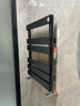 阿洛德小背篓暖气片壁挂式卫生间暖气片水暖散热器铜铝复合暖气片置物架 C款铜铝抗菌平板雅黑400mm 中 0.6米高 实拍图