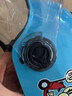 Andes HELMET小孩儿童3c头盔电动车头盔可爱卡通女童夏季防雨女安全帽四季通用 蓝恐龙【3C认证】送耳朵透明中镜 均码 实拍图