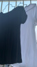 京东京造【抗菌小白T】5A抑菌抗发黄T恤女新疆棉t恤女夏短袖纯色T黑色 S 实拍图