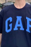 Gap男装春季2024新款撞色LOGO简约基础款圆领纯棉T恤465796短袖 海军蓝 175/96A(L)亚洲尺码 晒单实拍图