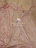 MOXTOC睡衣女性感吊带睡裙女士蕾丝花边冰丝开衫两件套 粉色 M（80-100斤） 实拍图