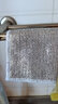 美丽雅（MARYYA）家用铁锅钢丝刷金属丝清洁球去污不易生锈 【6片装】20*20cm 银丝清洁抹布 实拍图