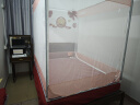南极人A类家用婴儿防摔坐床式围栏蚊帐全底三开门150*200【加密网眼】 实拍图