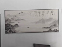 俏绘客厅装饰字画新中式沙发背景墙壁画山水画国画办公室风景挂画 江山如画 150x60cm(适合1.8米沙发)晶瓷 晒单实拍图