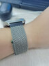 老皮匠 适用华为watch3/GT3/4智能手表带天美时卡西欧弹性编织尼龙表带 橄榄绿 22mm 实拍图