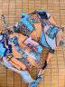 宜肤比基尼泳衣女三件套韩国温泉分体平角保守遮肚性感显瘦游泳装 桔色 2XL 实拍图