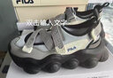 FILA 斐乐官方女鞋FRAGOLA摩登凉鞋夏季新款时尚休闲草莓凉鞋子 燧石灰/冰灰-EI 35.5 实拍图