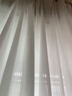 馨菲羽幻影纱窗帘纱帘透光不透人客厅阳台飘窗装饰白纱窗纱2025年新款纱 霜白色 宽1.0*高1.3挂钩促销一片装 实拍图