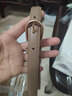 紫心竹皮带女士真皮细款简约百搭腰带女装饰裤子双面牛皮针扣裤腰带时尚OL通勤 卡其色 实拍图