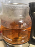 欧美特（OUMETE）全自动玻璃煮茶器黑茶蒸汽喷淋家用煮茶壶白茶蒸茶壶多功能 黑色【双滤网】六大功能 1.2L 实拍图