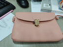 MERKEL单肩包女士包包新款潮迷你手机零钱锁扣斜挎包小方包 情人节礼物 粉色 实拍图