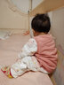 舒贝怡婴儿衣服新生儿连体衣夹棉保暖宝宝婴幼儿可爱哈衣周岁爬服粉90 实拍图
