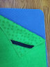 艾米优伽正品加厚加长防滑瑜伽铺巾健身毯可机洗 瑜伽垫毯子 初学者吸汗瑜伽毛巾送便携收纳袋 绿色 晒单实拍图