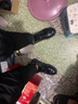 跨足行【牛皮】马丁靴男士秋冬季英伦高帮皮鞋增高黑色透气大码中帮皮靴 黑色6孔拉链【四季款】 44 码（=运动鞋45） 实拍图