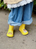 巴布豆儿童雨鞋男童女童夏季小孩水鞋宝宝雨鞋 黄色 150码 晒单实拍图