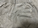 后探（HouTan）美式工装裤男夏季宽松大码直筒休闲裤男款潮流复古秋冬纯棉裤子男 杏色 XL （145-160斤） 实拍图