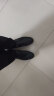 红蜻蜓休闲鞋男春夏季透气软底商务一脚蹬男士休闲鞋皮鞋 WTA7423黑色42 实拍图