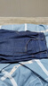 京峋牛仔裤男秋冬季宽松直筒2025新款冬天加绒潮牌弹力修身休闲长裤子 009蓝黑色+009深蓝 高质量-软牛仔 33 -二尺六 实拍图