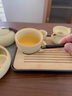 瓷牌茗茶具（cipaiming teaset） 茶具套装小套功夫茶壶便携一壶四杯家用会客泡茶器小茶台 《秘色黄哥窑》西施四禅杯磁石盘 实拍图