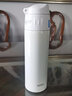 膳魔师（THERMOS）不锈钢保温吸管杯日式成人孕妇产妇老人儿童吸管水杯子 FHL-551奶油白550ml 实拍图
