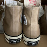 匡威（Converse）官方1970S运动高帮帆布鞋美拉德奶茶色卡其色168504C 褐色/168504C 36 实拍图