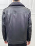 兽王真皮皮衣男2024秋冬款头层牛皮翻领真皮羽绒男装皮夹克皮衣男 2220224908黑色 XL (52) 实拍图