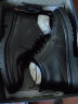金利来（goldlion）男靴皮鞋男加绒男鞋正装皮靴防滑花纹保暖短靴男士皮鞋 黑色 42 实拍图