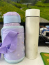 迪士尼（DISNEY）儿童保温杯带吸管直饮男女小学生316不锈钢喝水杯子双盖壶600ml 实拍图