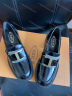 TOD'S【礼物】官方女士TIMELESS皮革乐福鞋高跟单鞋皮鞋女鞋 黑色 34 脚长21.9cm 实拍图
