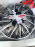 正炫 适用飞度 新飞度 锋范 哥瑞车轮轮毂改装轮毂盖轮毂罩装饰盖轮罩 本田 15寸旋风款亮黑 实拍图