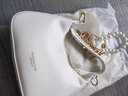 铂呐苓 饺子包女单肩腋下包手提纯色珍珠链条包职场轻熟通勤 饺子腋下包 实拍图