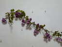 仿真花藤装饰假花藤条玫瑰绢花婚庆拱门管道吊顶阳台装饰塑料花 72朵秋款紫色 实拍图
