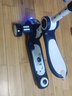 飞鸽儿童滑板车1-3岁3-6岁三合一可推可坐可折叠防侧翻宝宝滑板车 【三合一推骑款】藏蓝色 实拍图