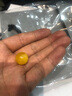 欧采妮（OUCERNY）蜜蜡单珠天然琥珀白花满蜜星月猴头圆珠配珠佛珠文玩手串配件15mm 实拍图
