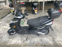 TULX125cc摩托车踏板车燃油助力女式踏板代步车外卖车国四电喷可上牌 白色超级鹰款机械版+合格证+发票 实拍图
