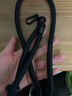 0度手机挂绳斜挎背带挂饰挂件吊绳徒步登山旅游适用iPhone苹果华为小米oppovivo便携防丢手机挂链配件 【黑色】10mm加粗登山绳（舒适不勒肩）- 带垫片 实拍图
