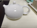 兮元记羊脂玉茶壶陶瓷泡茶单壶大红袍红茶茶具套装功夫白瓷泡茶器 羊脂玉瓷西施壶（190ml） 实拍图