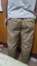 泽荃（zequan）新款阔腿裤男士多口袋工装裤秋冬大码直筒休闲裤男装户外宽松长裤 B2228土黄色 XL 【适合体重140-160斤】 实拍图