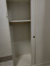 骏德 衣柜推拉门 简易木质柜子衣橱简约推拉门衣柜 木 暖白色（加厚板材） A款长120cm 实拍图