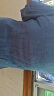 衣典零一（LEDIALYI）2024夏季女装新款高级感休闲洋气显瘦中年棉麻衬衫女短袖衬衣上衣 蓝色 L（建议116-128斤） 晒单实拍图