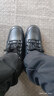 木林森男鞋头层牛皮毛皮一体男士户外登山皮鞋加绒保暖爸爸棉鞋 89013-1 实拍图
