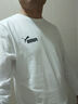 彪马（PUMA）长袖t恤男装 春夏新款跑步运动服打底衫宽松潮流圆领上衣薄款卫衣 【25新款】彪马白-全棉透气 M 175/96A 推荐体重120-140斤 实拍图