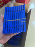 欧唛【包邮】强磁性仓库标识牌卡磁吸磁片标牌货架标示牌透明磁铁标签牌物料库存卡货位卡 【工厂直发】6*10cm双磁蓝色（100个） 实拍图