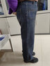 黛姿茹窄版加绒牛仔阔腿裤女秋冬2025新款女士高腰小个子九分牛仔裤子 复古蓝长裤/配腰带 常规 4XL (32) 【145-155斤】 实拍图