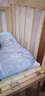 笑贝乐婴儿床实木无漆摇床BB床宝宝床可侧翻可与大人床对接可变书桌 床+蚊帐+粉恐龙五件套 大床(102X60厘米) 实拍图