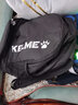 KELME/卡尔美 多功能运动双肩包男书包健身排球足球训练装备背包带鞋包 黑/白 20-35升儿童（尺寸:32*17*45CM） 实拍图
