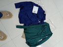 淘兹朗透气华棉男士T恤2025秋季长袖弹力t恤圆领上衣大码修身型打底衫男 2件：【B款墨绿+B款深蓝】 2XL 【建议130-145斤】 实拍图