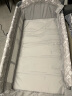 babyboat贝舟H1婴儿床可折叠新生儿宝宝床便携式移动拼接大床 朗姆雾灰舒适款 实拍图