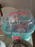 马博士 婴儿奶瓶收纳箱沥水架收纳柜置物架子晾干架宝宝餐具收纳盒绿色 实拍图