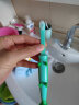 布朗博士(DrBrown’s)儿童牙刷 婴儿训练牙刷 软毛刷头乳牙清洁刷牙刷1-4岁 站立小鳄鱼 实拍图